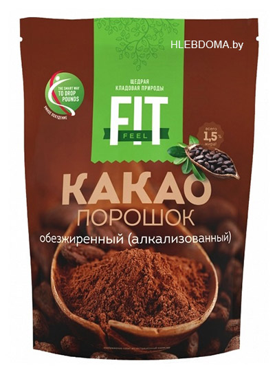 Какао обезжиренный "Fit Feel", 150г.