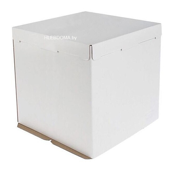 Коробка для торта 2-10кг квадратная без окна 30*30*30см.
