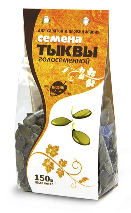 Семена тыквы голосеменной "Образ жизни", 150г.