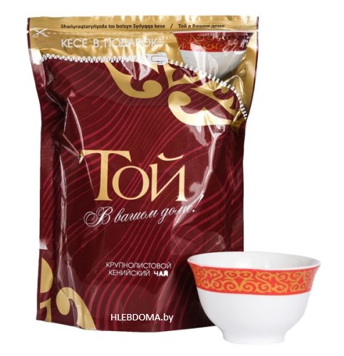 Чай чёрный крупнолистовой "Той" с пиалой, 200г.