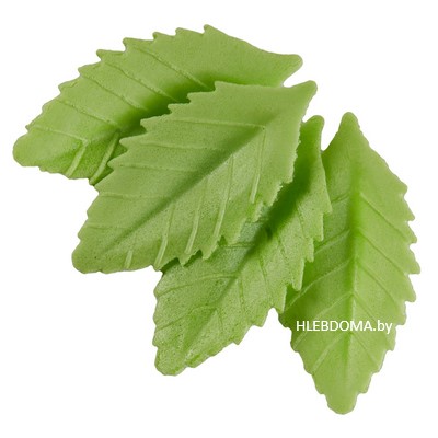 Вафельные украшения "Листочки", (10шт.)