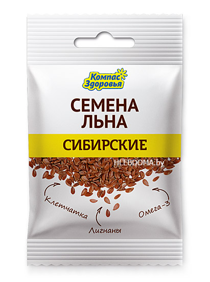 Семена льна "Сибирские" 40г.