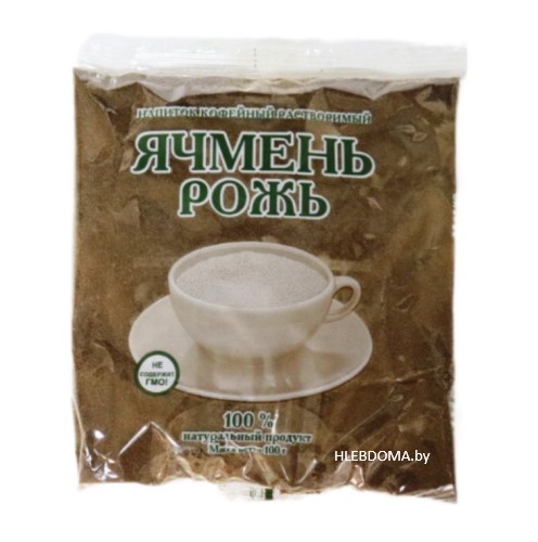 Напиток кофейный растворимый "Ячмень Рожь", 100г.