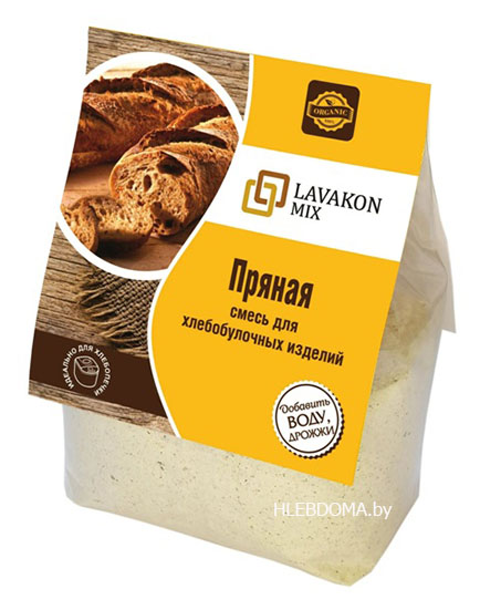 Смесь для хлеба Пряная "LAVAKONMIX", 450г.