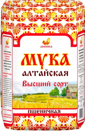 Мука пшеничная хлебопекарная в/с "Дивинка", 2кг.