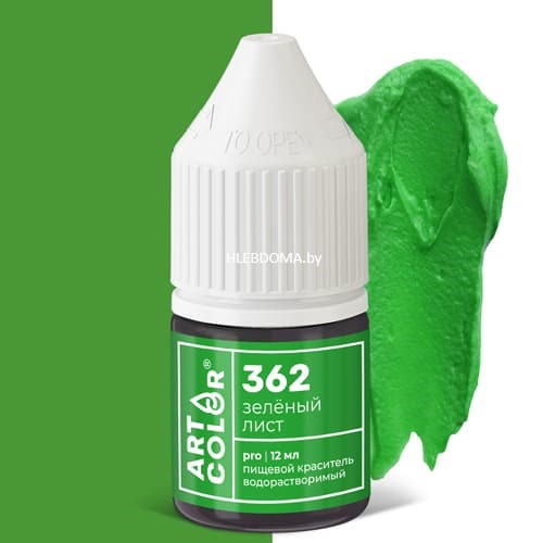 Краситель пищевой "Art Color Pro" (зелёный лист), 12г.